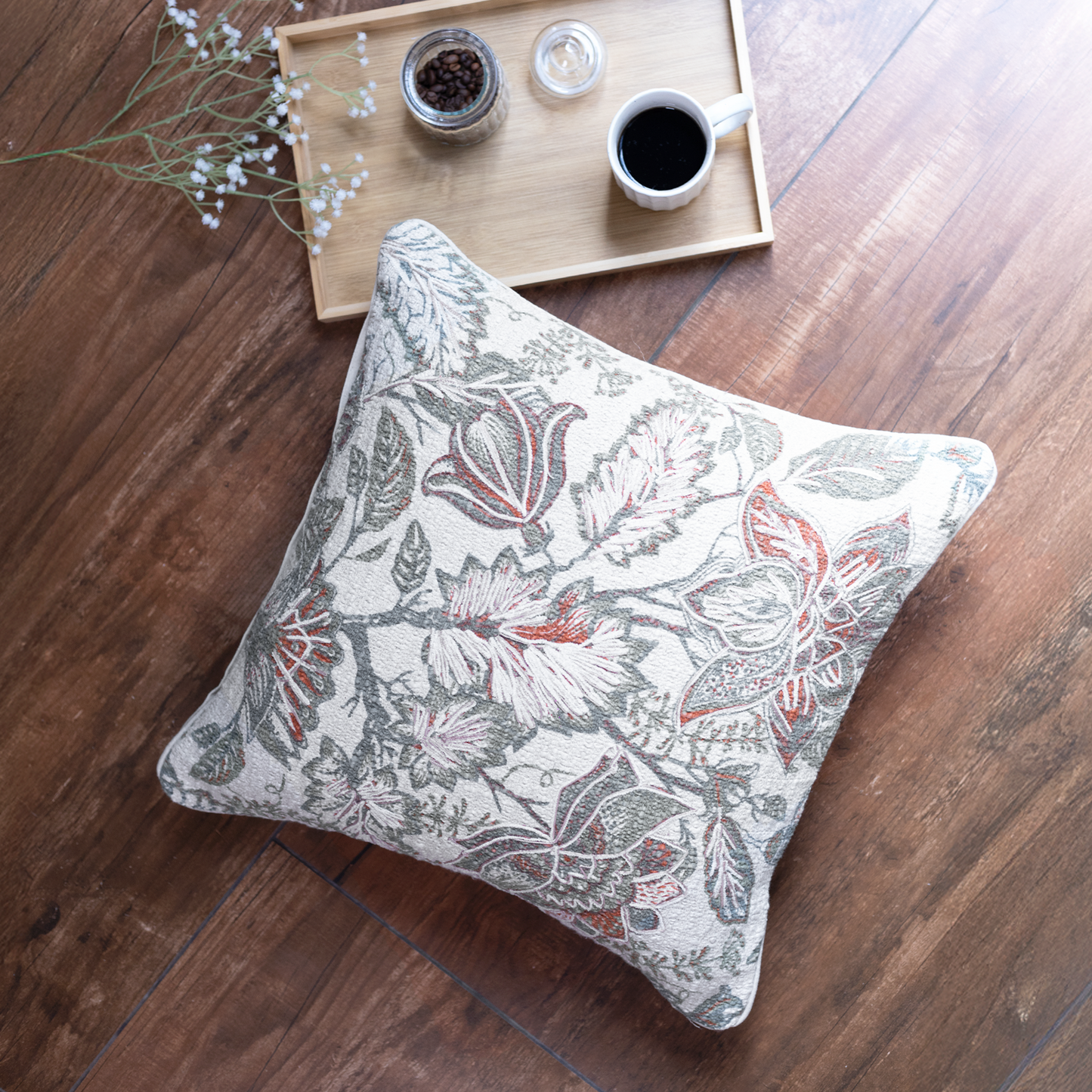 Perry Cotton Linen Blend Cushion