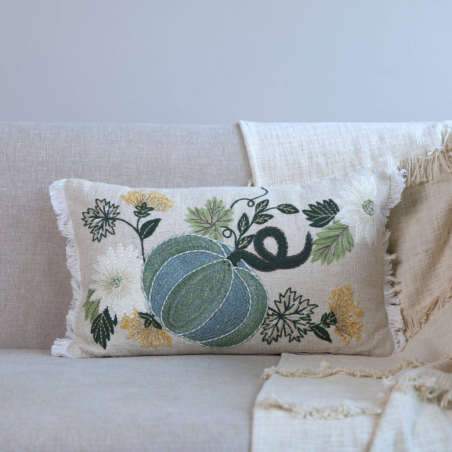 Jasper Cotton Blend Cushion