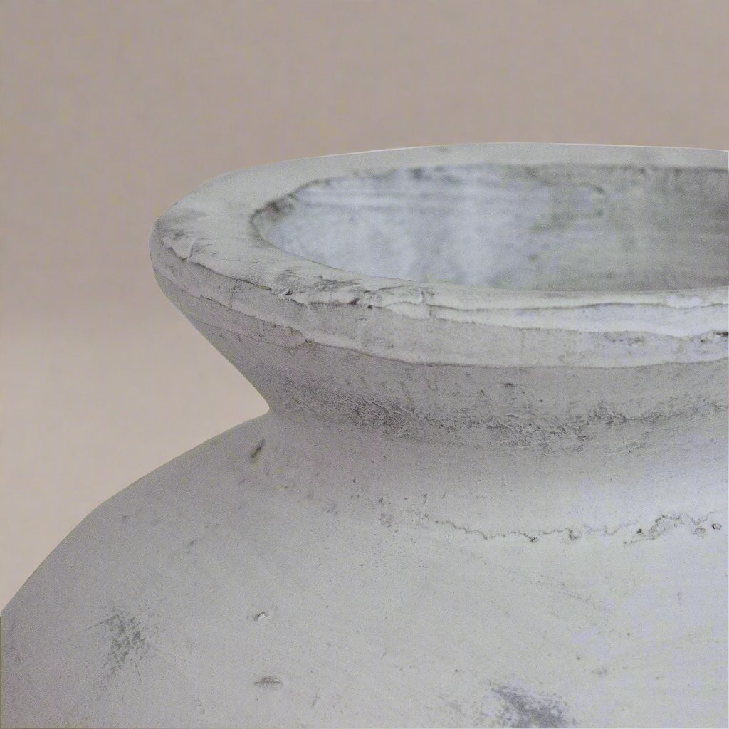 Darcy Antique White Vase