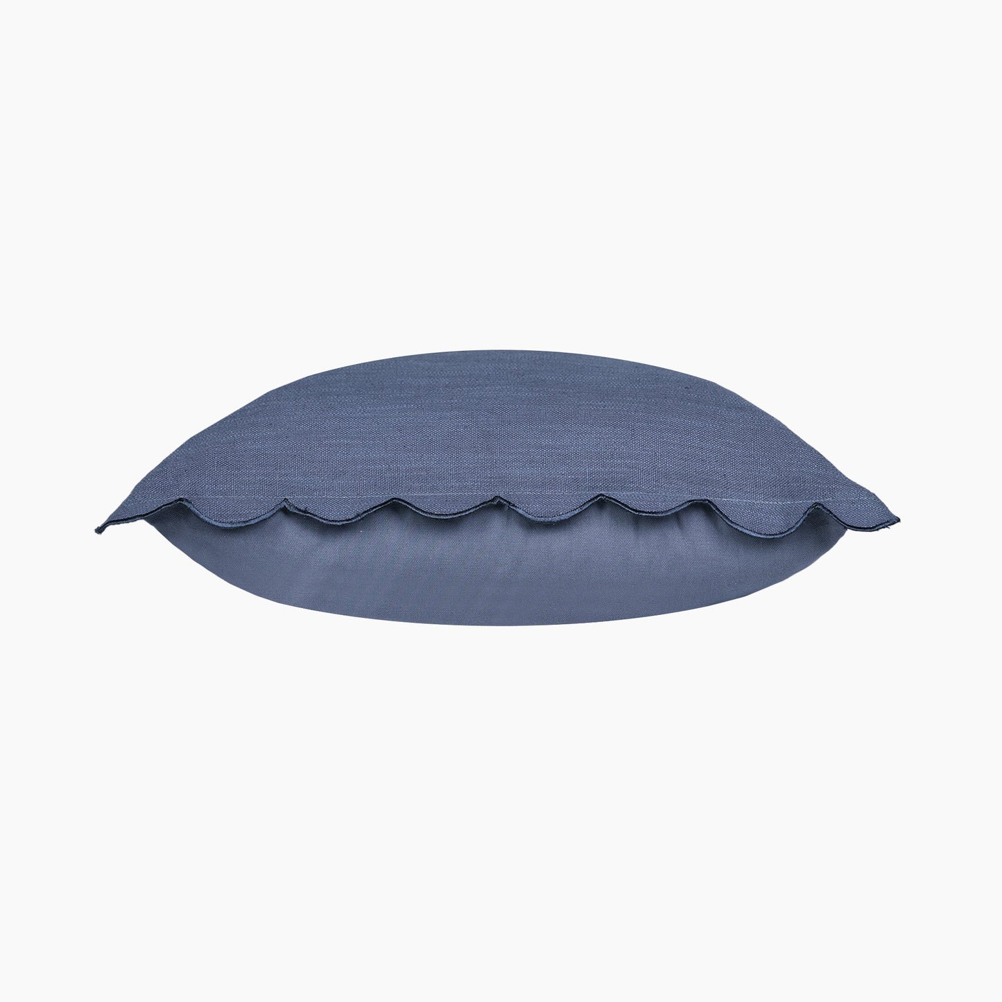 Elsie Cotton-Linen Blue Cushion