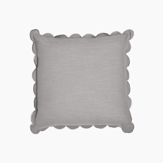 Elsie Cotton-Linen Grey Cushion