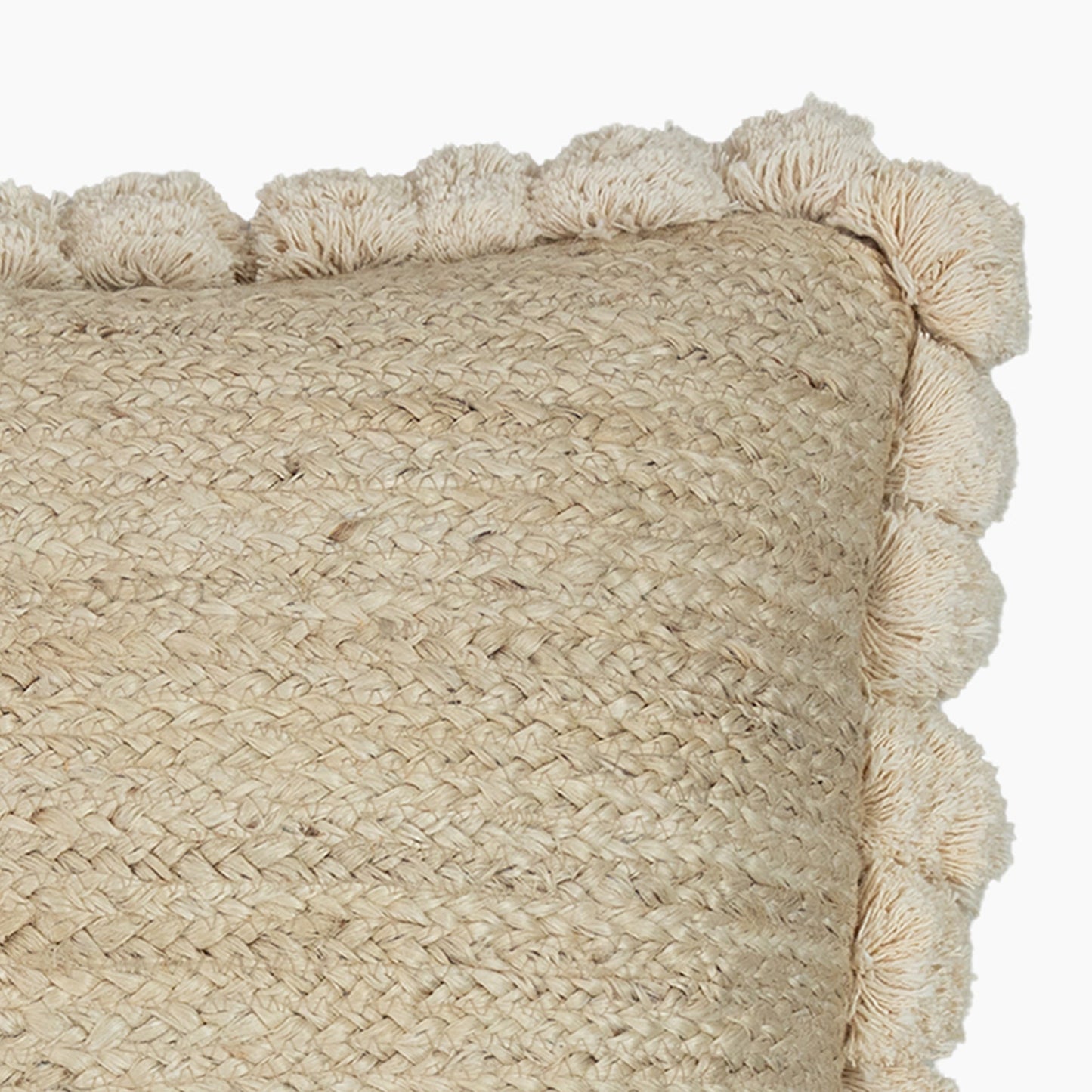 Adrian Braided Jute-Cotton Cushion