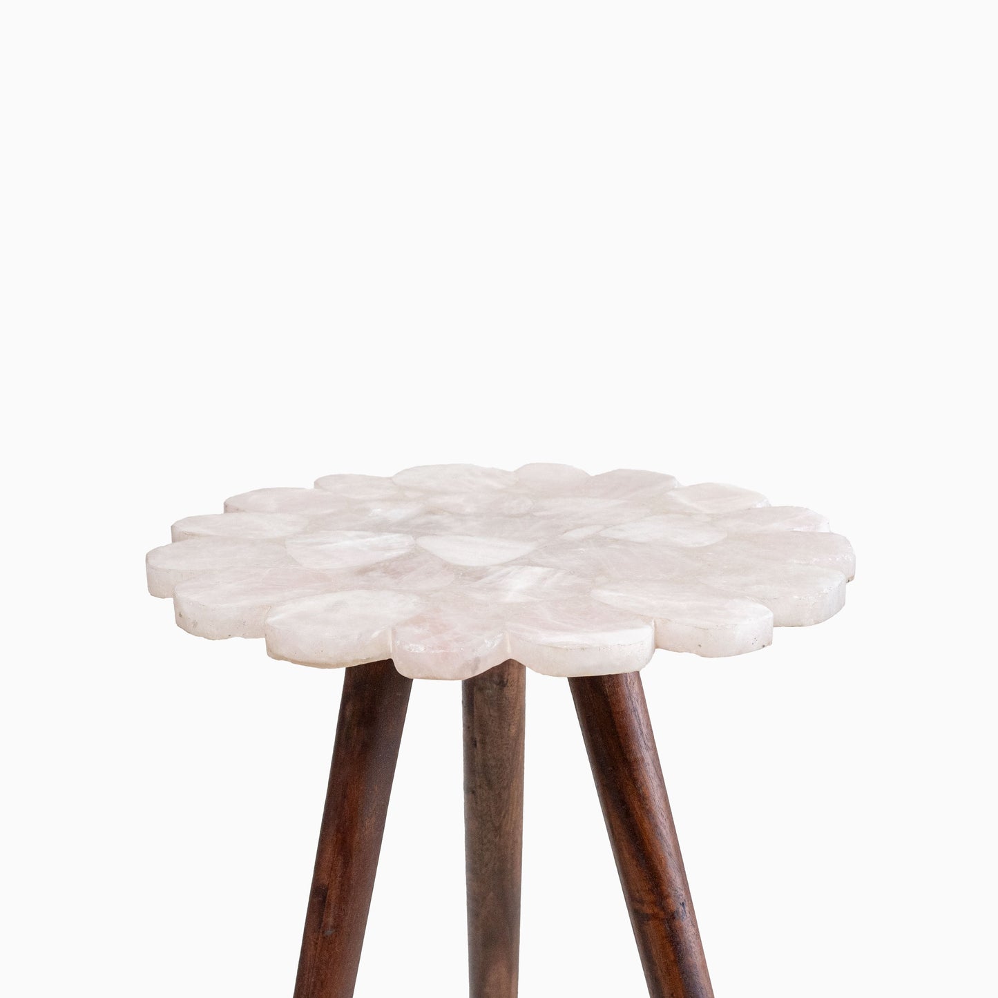Myra Rose Quartz End Table