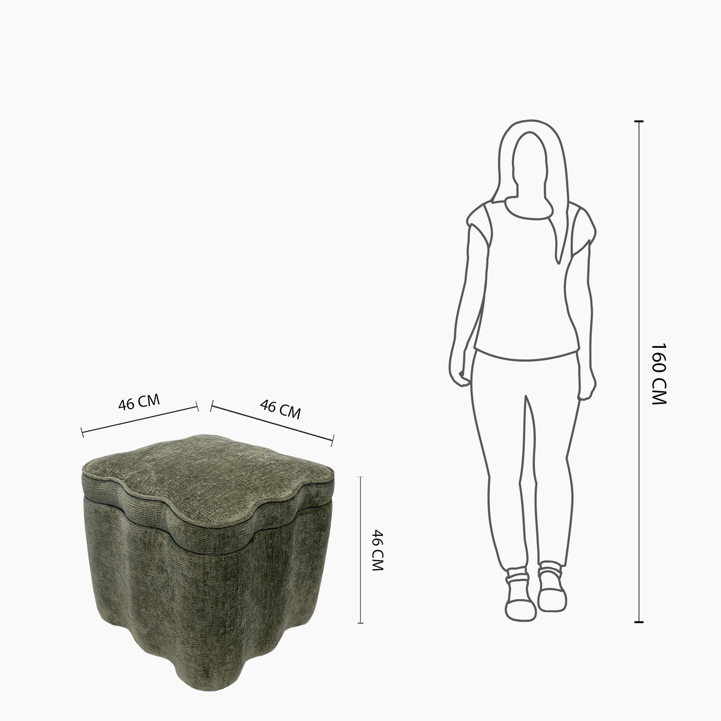 Alison Storage Ottoman