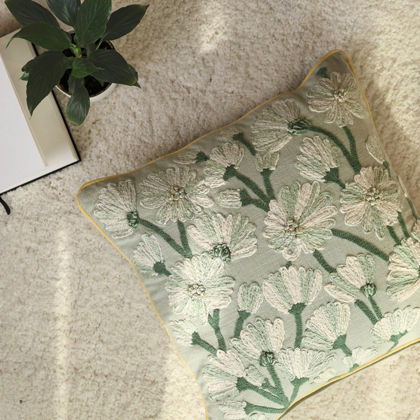 Georgia Cotton Floral Cushion