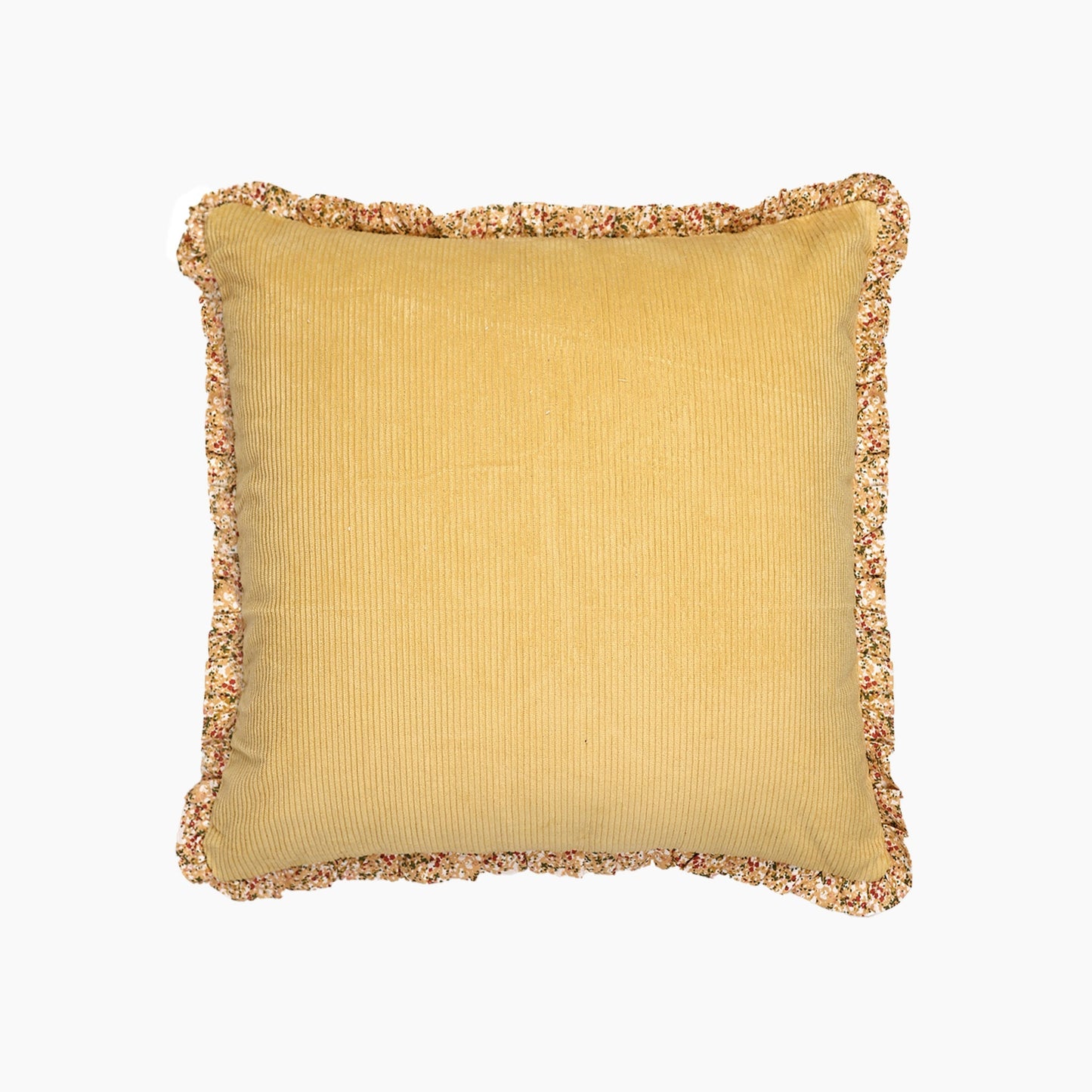 Agatha Cotton Yellow Cushion