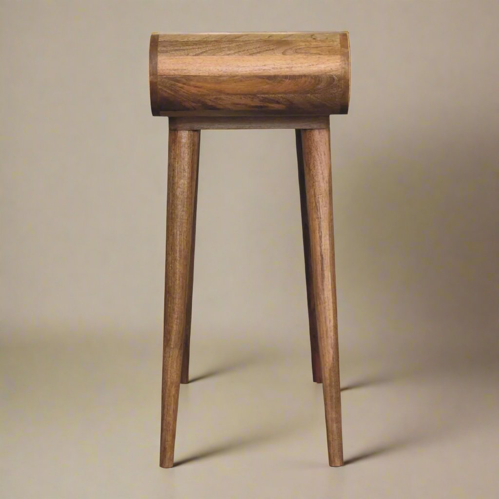 Mini Oak-ish Round Dressing Table