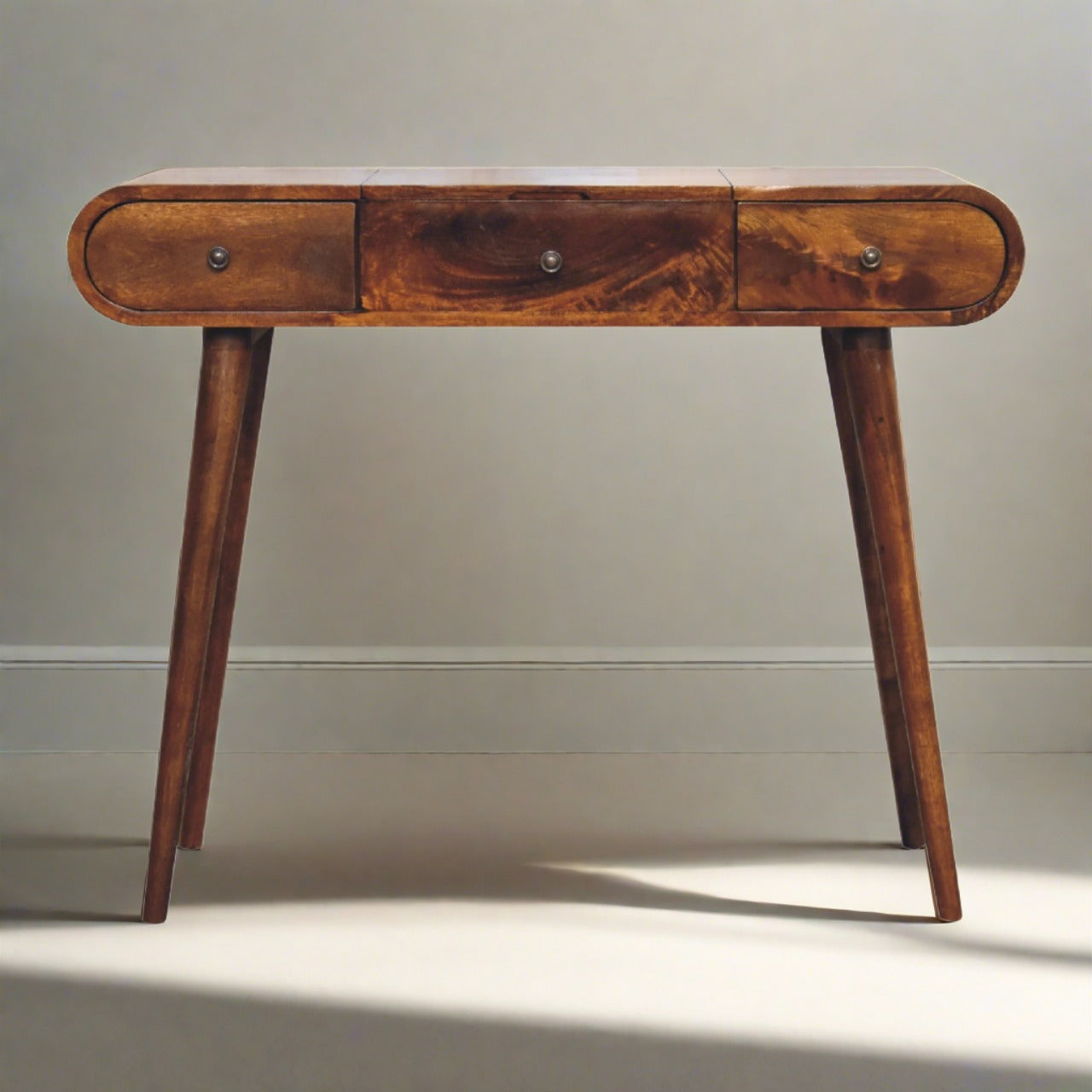 Chestnut Mirror Dressing Table