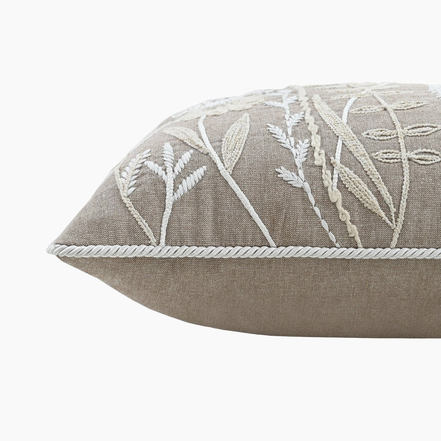 SpringTime Cotton Embroidered Cushion