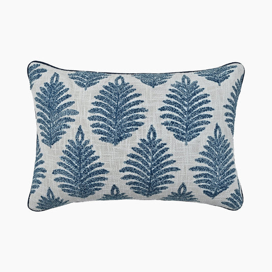 Bloom Cotton Embroidered Cushion