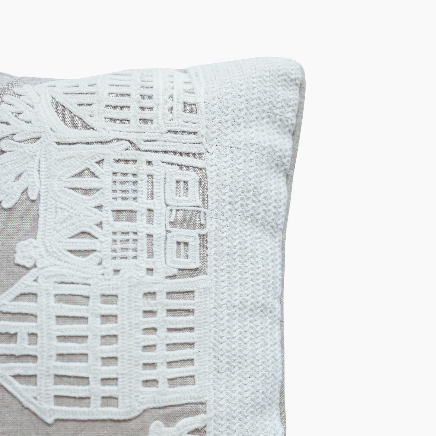 Festive Glow Cotton Chambray Cushion
