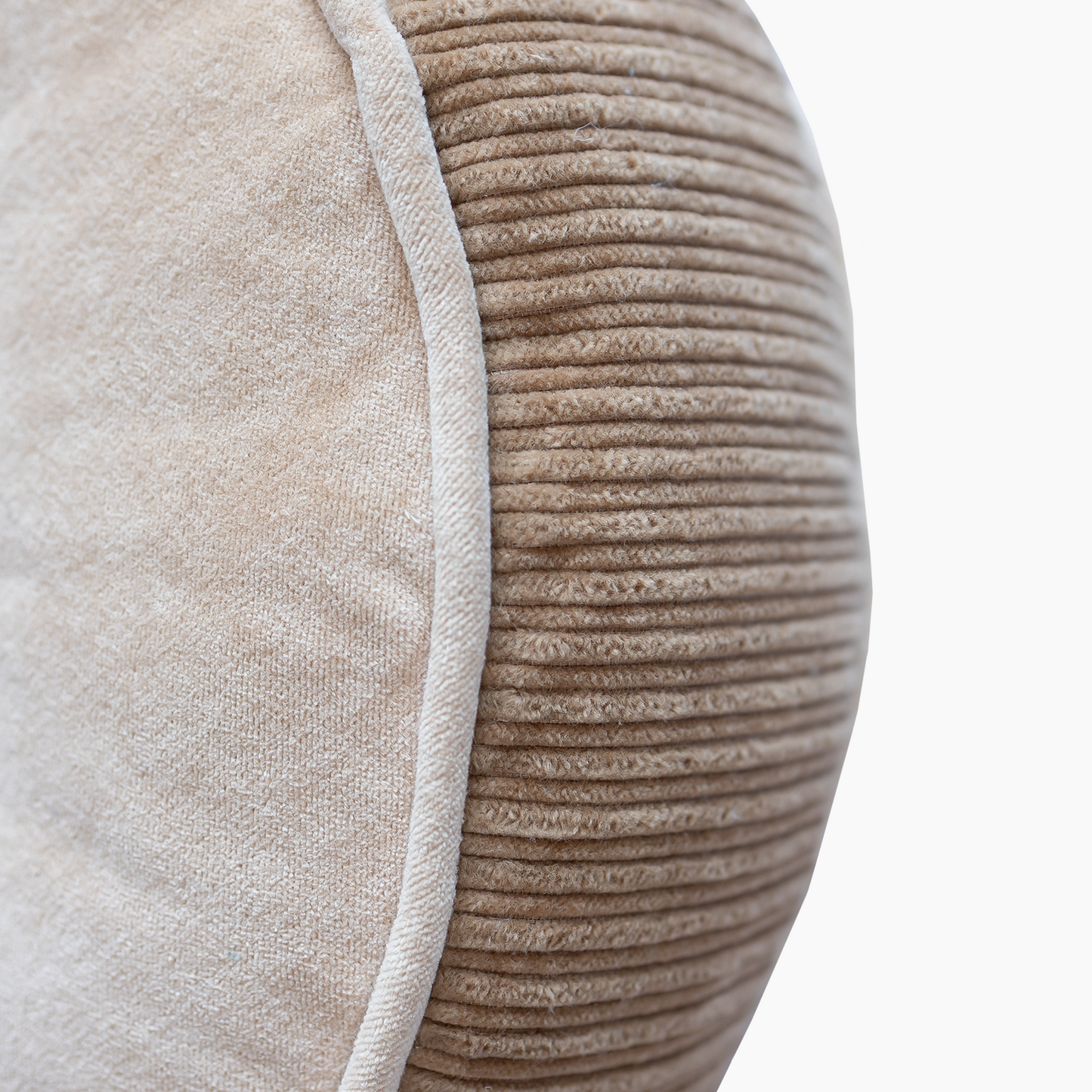 Peach Glory Cotton Velvet Cushion