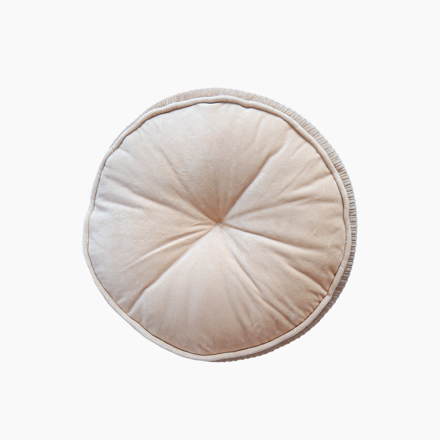Peach Glory Cotton Velvet Cushion