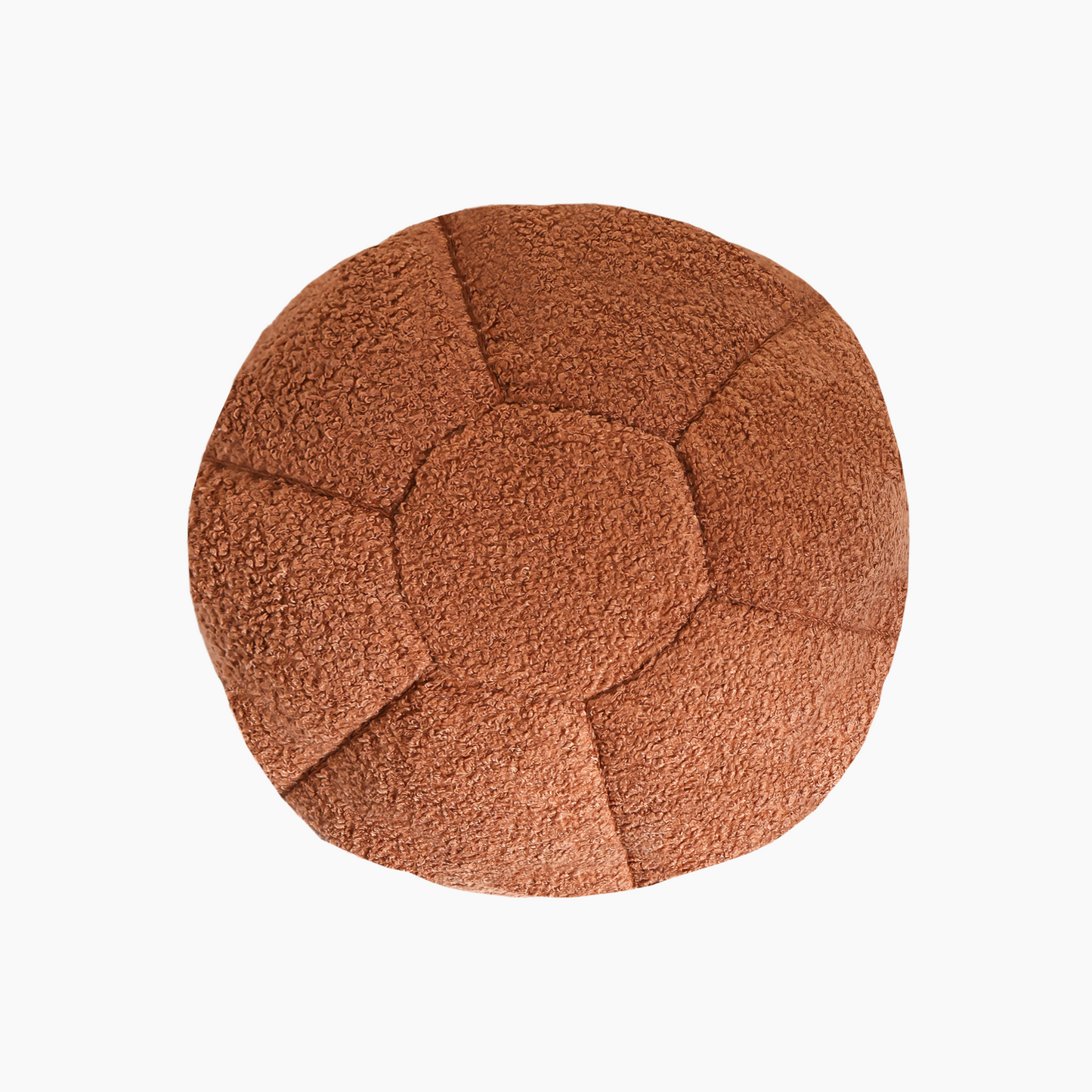 Ayrian Rust Pouffe