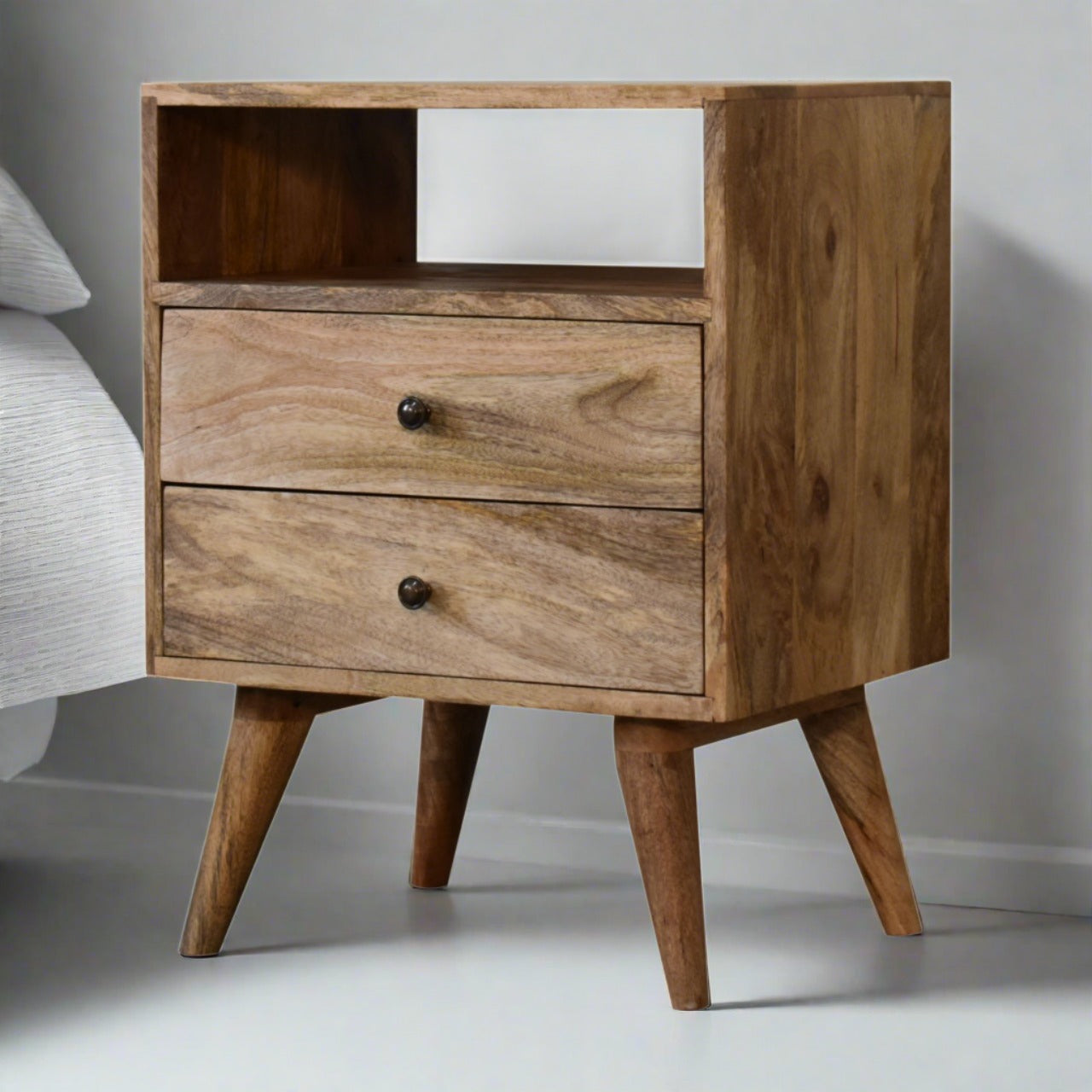 Classic Oak-ish Bedside
