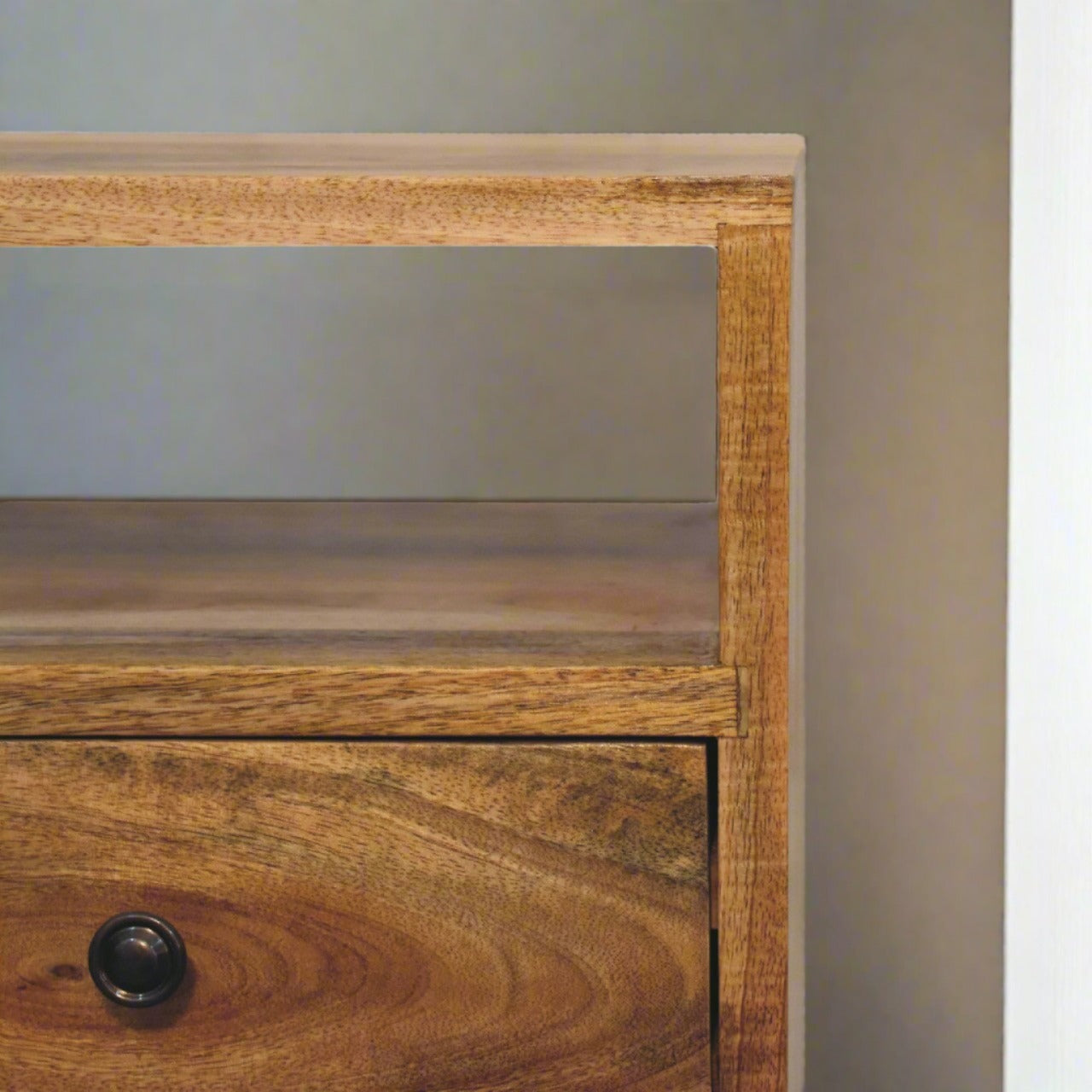 Mini Oak-ish Classic Open Bedside