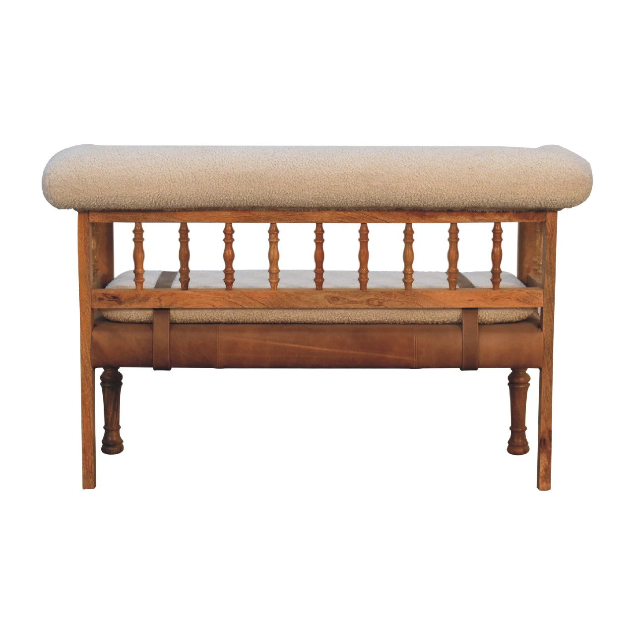 Strapped Hallway Bench